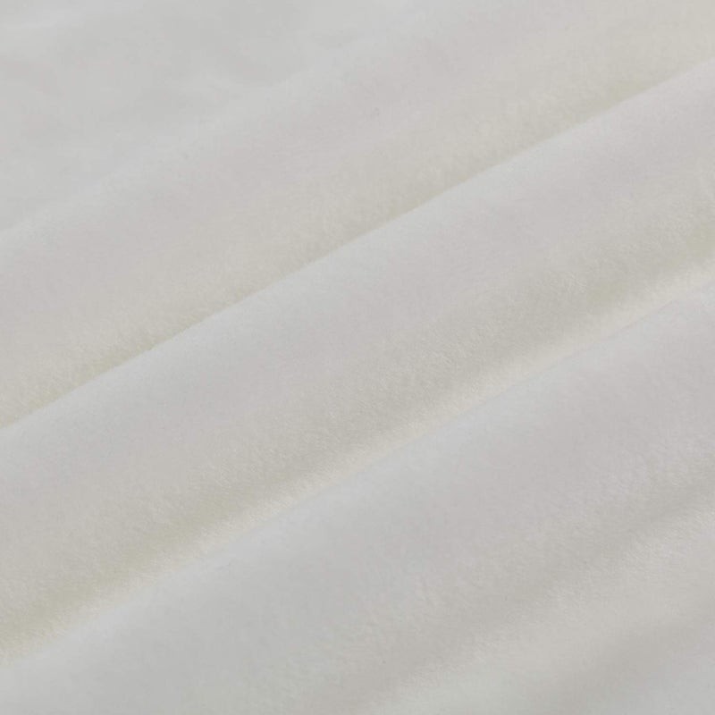 RelaxBlanket 60''x80'' Duvet Cover for Weighted Blanket | Premium Super Soft Minky Dot | White - Image 3